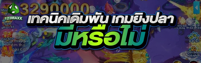 เทคนิคเดิมพัน เกมยิงปลา มีหรือไม่